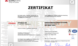 ISO 50001 Logo der Zertifizierung ISO 50001:2018