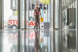Corona Infoveranstaltung für Mitarbeitende von STRABAG PFS Austria Corona Infoveranstaltung für Mitarbeitende von STRABAG PFS Austria