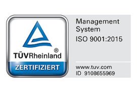 Logo der Zertifizierung ISO 9001