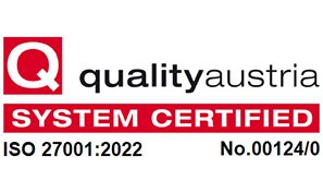 Logo certifikace ISO 27001