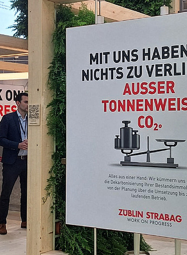 Foto vom Holz-Messestand EXPO REAL
