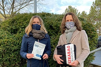 STRABAG PFS spendet Mund-Nasen-Schutz-Masken für Altenheim und Hospiz