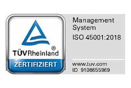 Logo der Zertifizierung ISO 45001