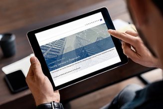 Lünendonk-Ranking Österreich 2025 auf einem Tablet