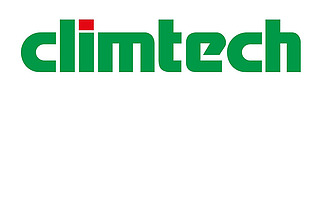 Logo von climtech in grün und rot